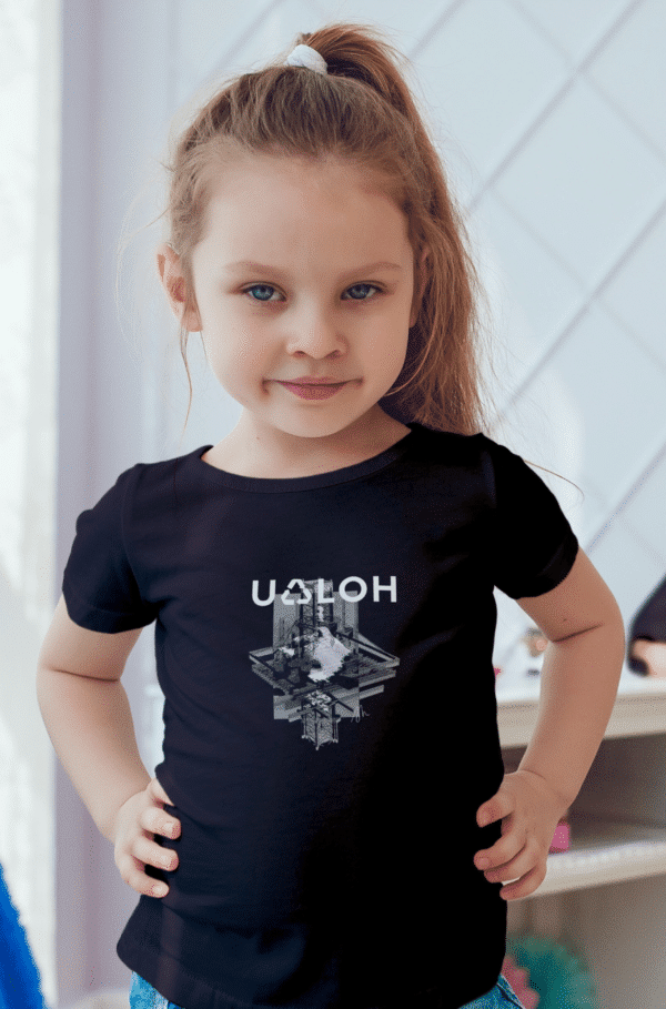 camiseta ualoh earth staff niño y niña